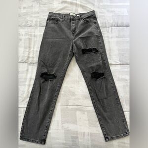 Celebrity Pink Black Ripped Baggy Jeans